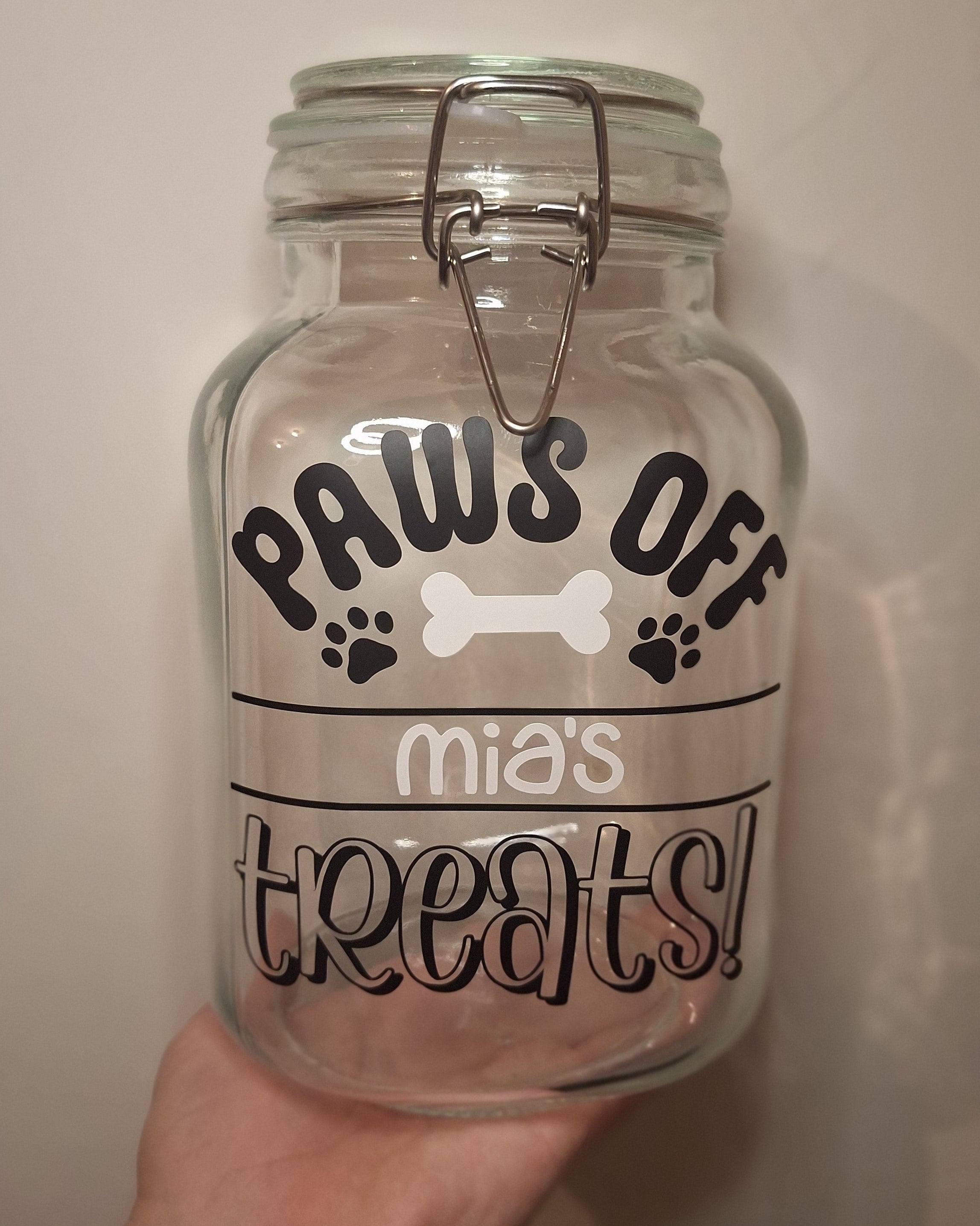 Personalised Pet Treat Jar