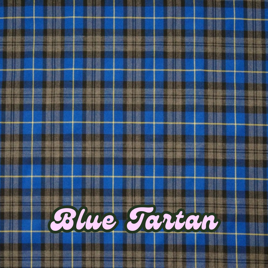 Blue Tartan Bandana