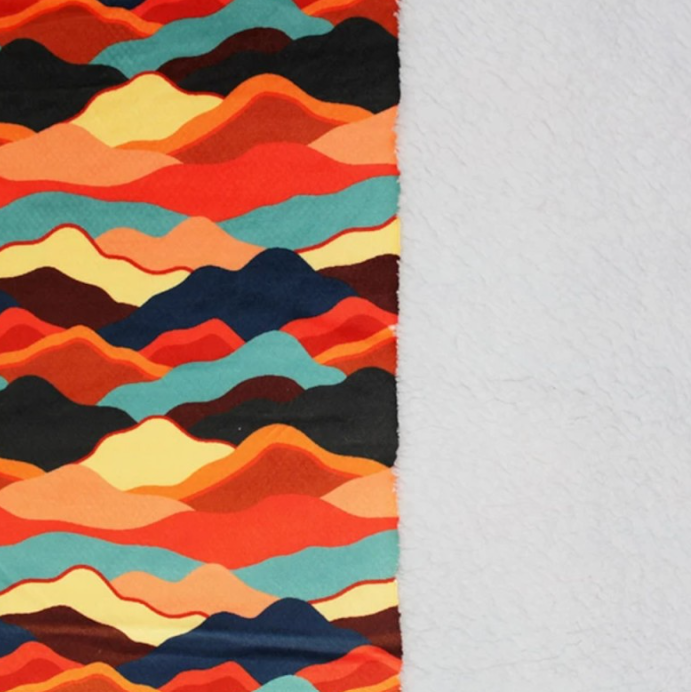 Sherpa Fleece Lined Pet Blanket