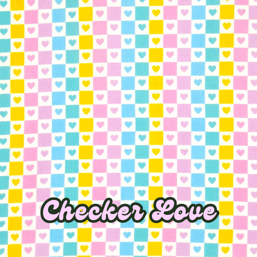Checker Love Bandana